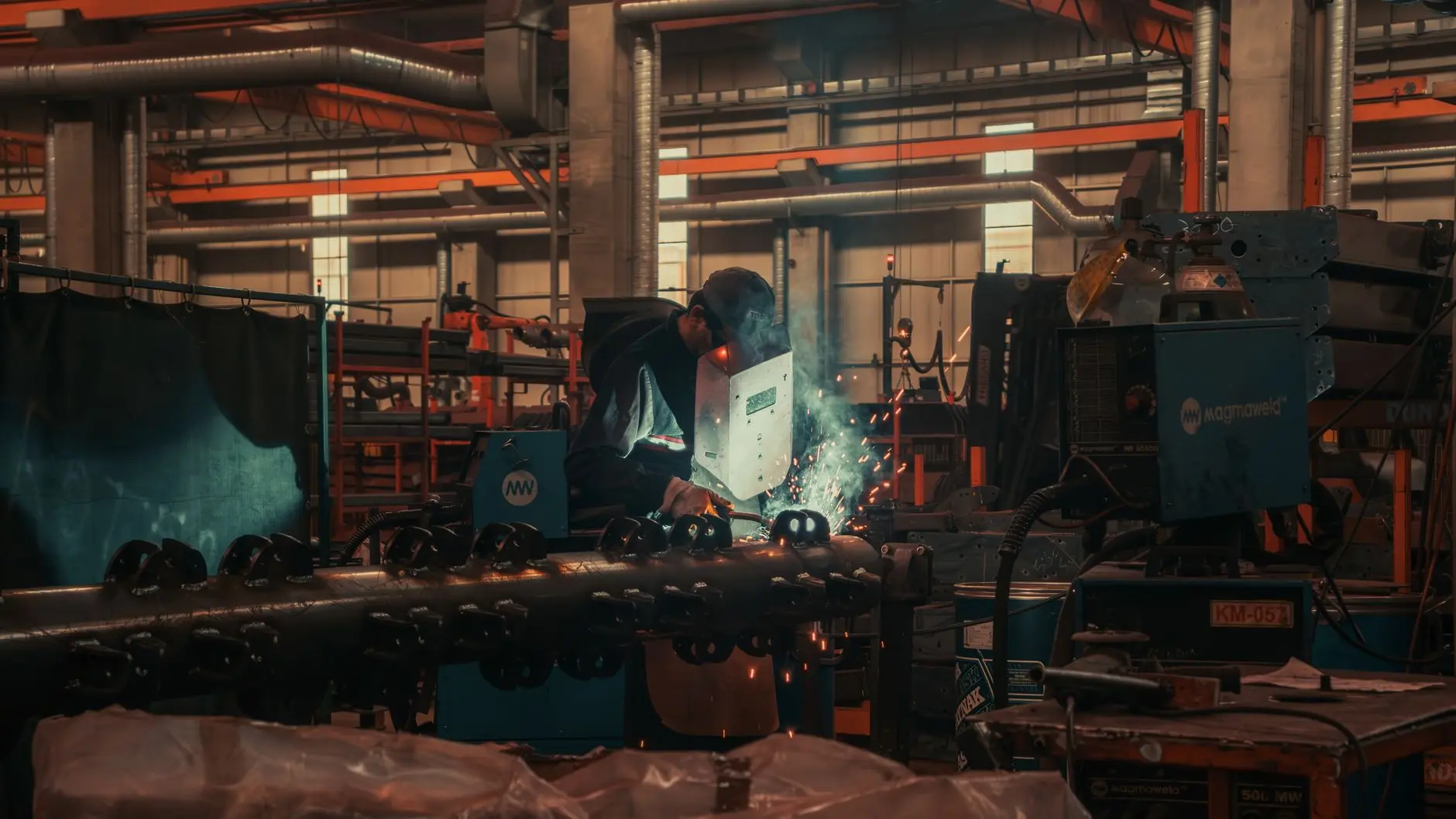 Industrial manufacturing facility in Turkey with automated assembly lines and heavy machinery.