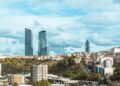 Modern architectural developments and real estate buildings representing the Turkish real estate market landscape.